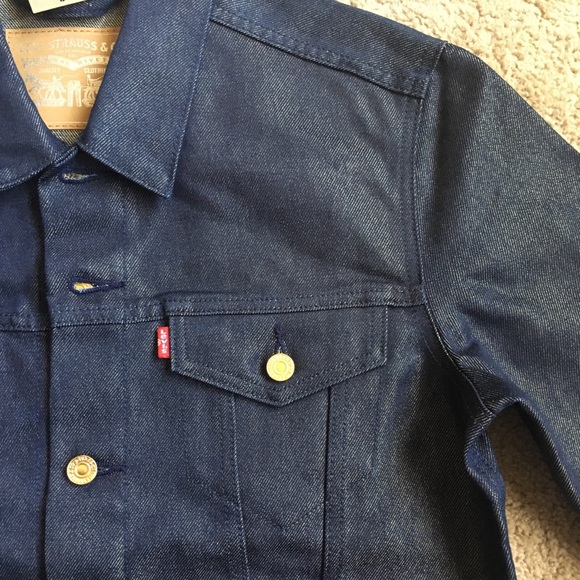 raw denim trucker jacket